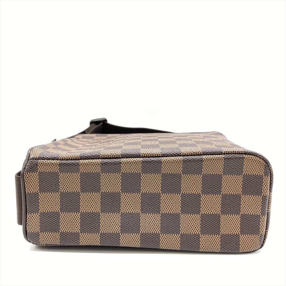 ルイヴィトン LOUIS VUITTON オラフPM ショルダーバッグ ダミエ エベヌ N41442 ブラウン ゴールド金具 MI2110 ユニセックス_画像7