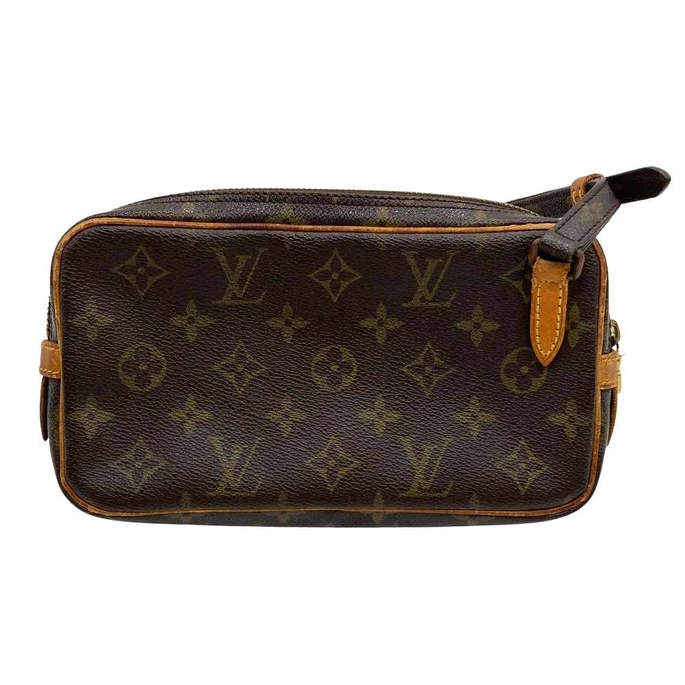 ルイヴィトン LOUIS VUITTON ポシェット マルリー バンドリエール ショルダーバッグ モノグラム キャンバス M51828 ブラウン レディース_画像2