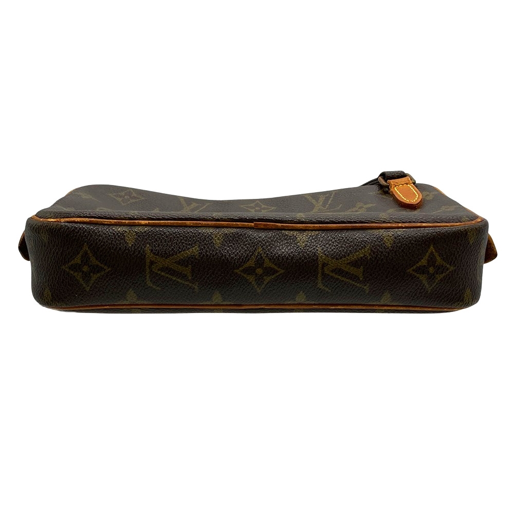 ルイヴィトン LOUIS VUITTON ポシェット マルリー バンドリエール ショルダーバッグ モノグラム キャンバス M51828 ブラウン レディース_画像4