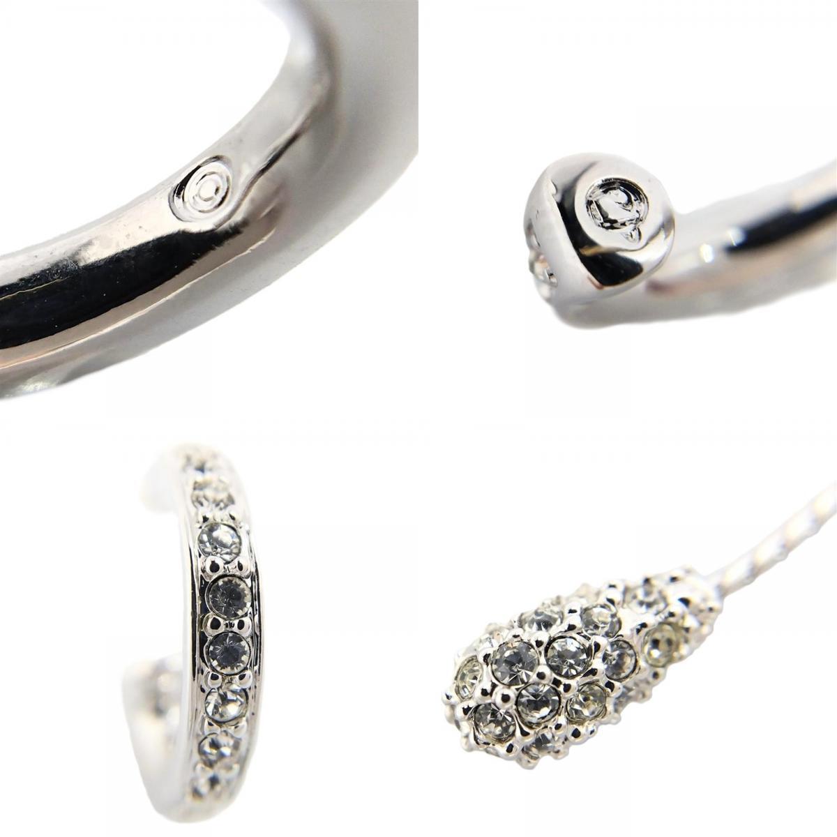 スワロフスキー SWAROVSKI 2WAY ロングドロップ ピアス クリスタル_画像10