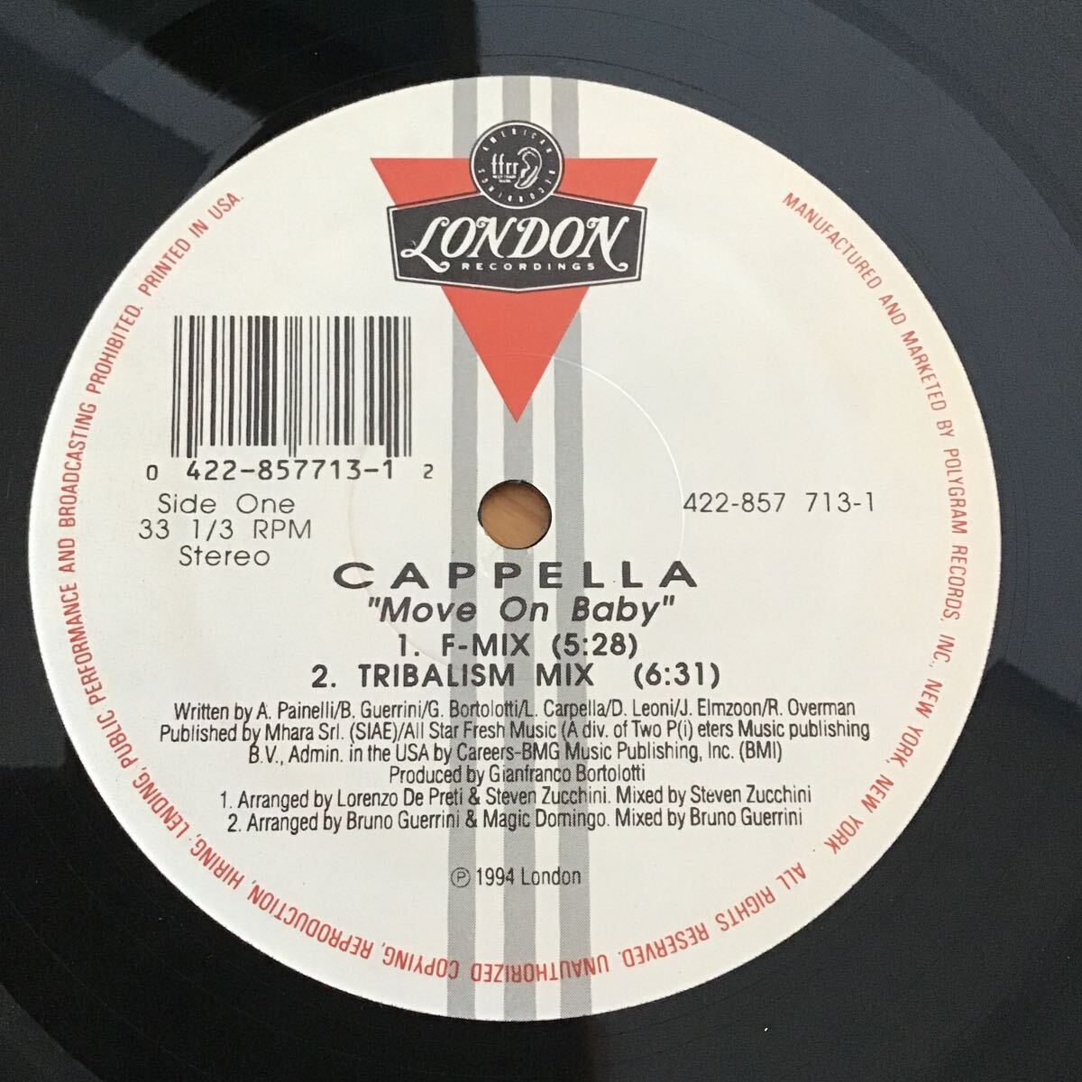 12/ Cappella / Move On Baby_画像1