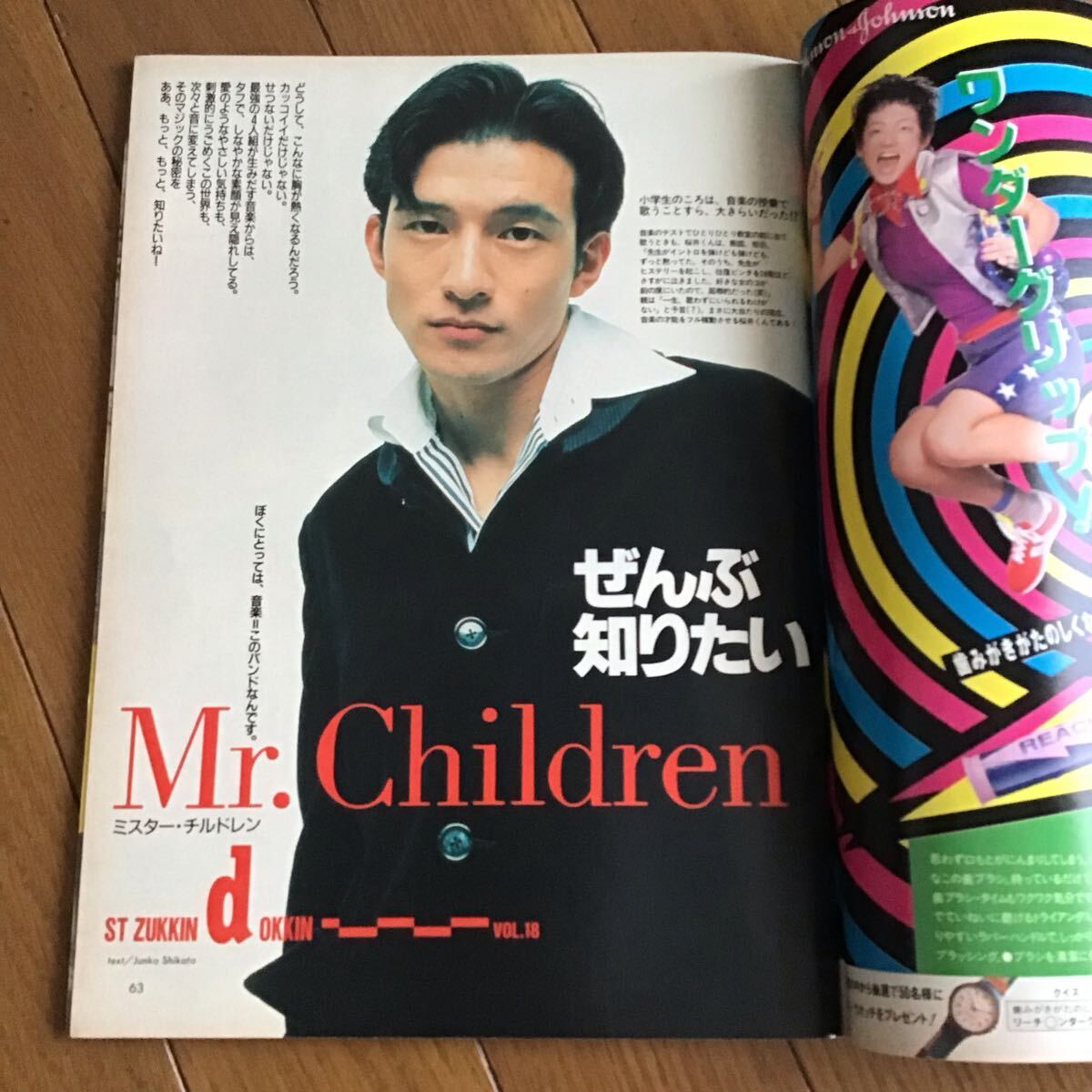 SEVENTEEN seven чай n1995.1.15 очень большой номер / Mr.Children