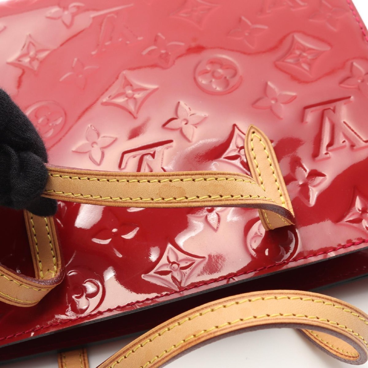 ルイ・ヴィトン カタリーナBB ブランドオフ LOUIS VUITTON ハンドバッグ ヴェルニ 中古 レディース_画像9