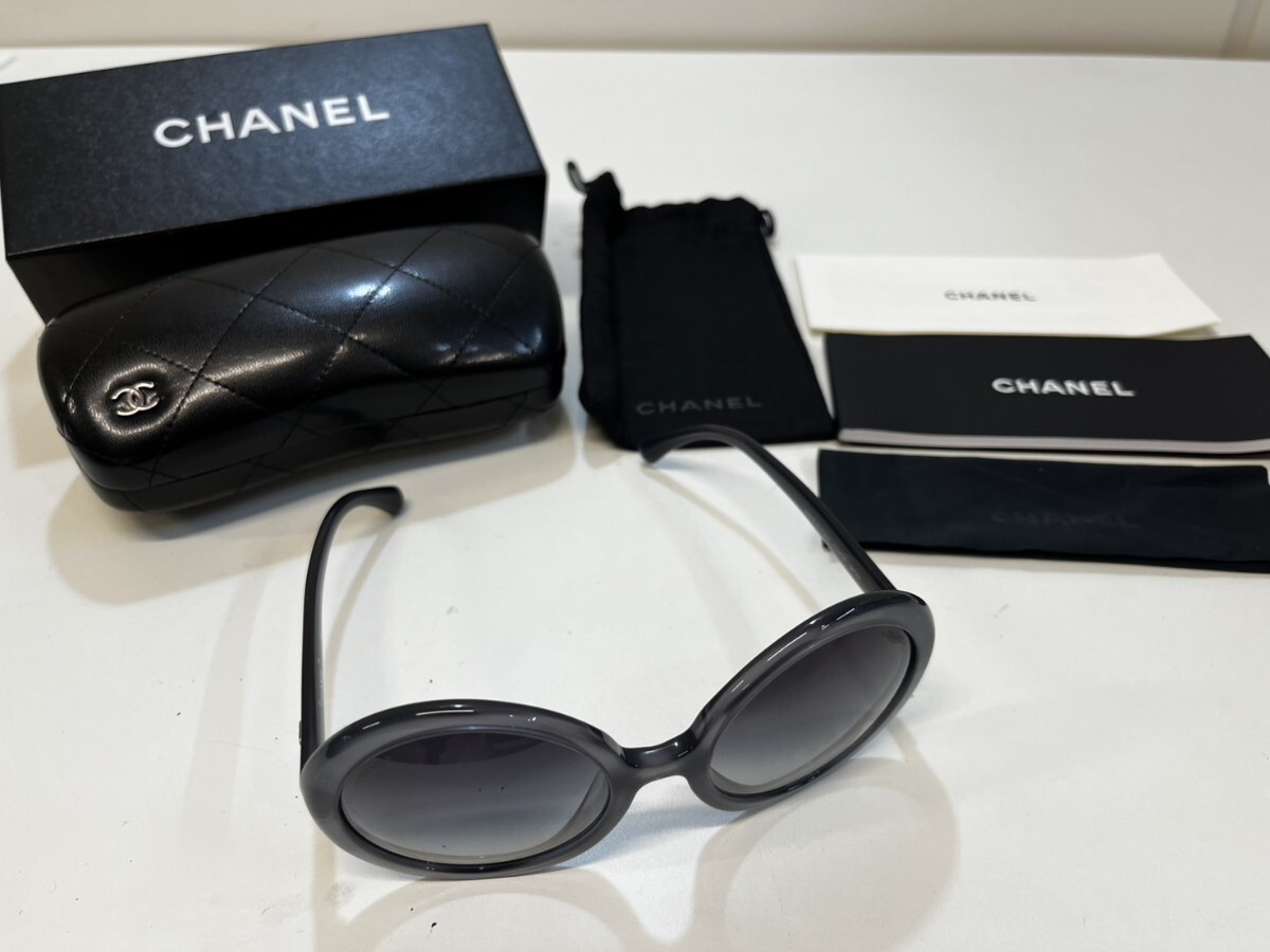 【中古品】 シャネル　CHANEL　サングラス　71040A S6733 BC16435170 ココマーク　丸