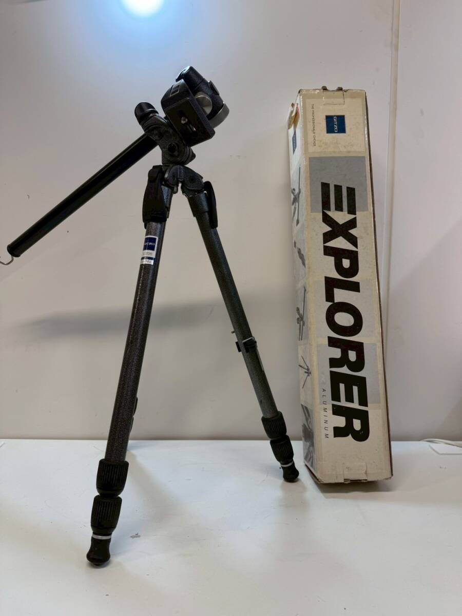 【中古品】GITZO ジッツォ 三腳 云臺(tái) G1275M G2220 セット 撮影機(jī)材 元箱付き カメラアクセサリー