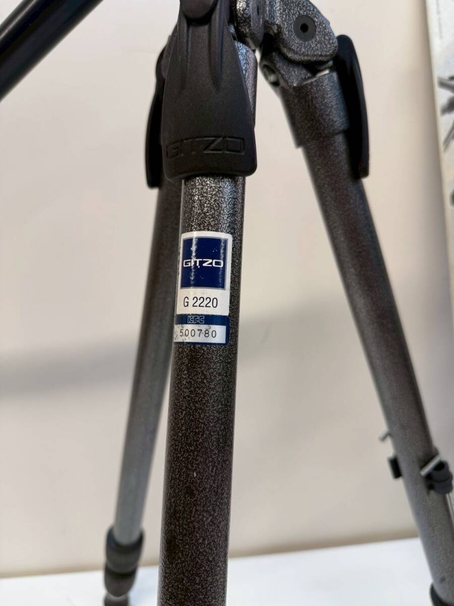 【中古品】GITZO ジッツォ 三腳 云臺(tái) G1275M G2220 セット 撮影機(jī)材 元箱付き カメラアクセサリー