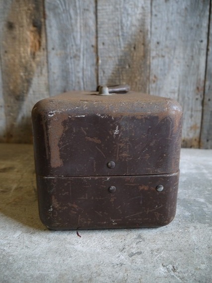 ビンテージUSAタックルBOX [gotf-122]検アメリアUSA1940年代頃JUNKシャビ―インダストリアル釣り具道具インテリア雑貨_画像3