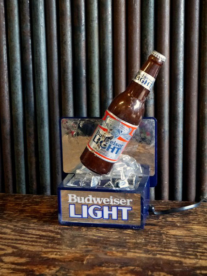 ビンテージBudweiser LIGHTライトサイン [gols-72]検アメリカUSA1990年代頃照明スタンドイン鄭あ店舗ディスプレイ雑貨映画雑貨_画像2