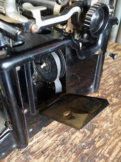 アンティークRemingtonSixteenタイプライター [gopd-1368]検アメリカ1930年代中期頃ステーショナリーインテリアjunk店舗什器_画像9