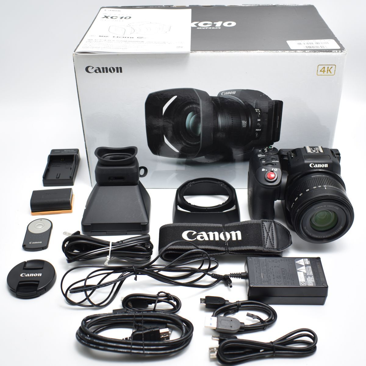 BY#9043 Canon キヤノン 業(yè)務(wù)用 4K ビデオカメラ XC10