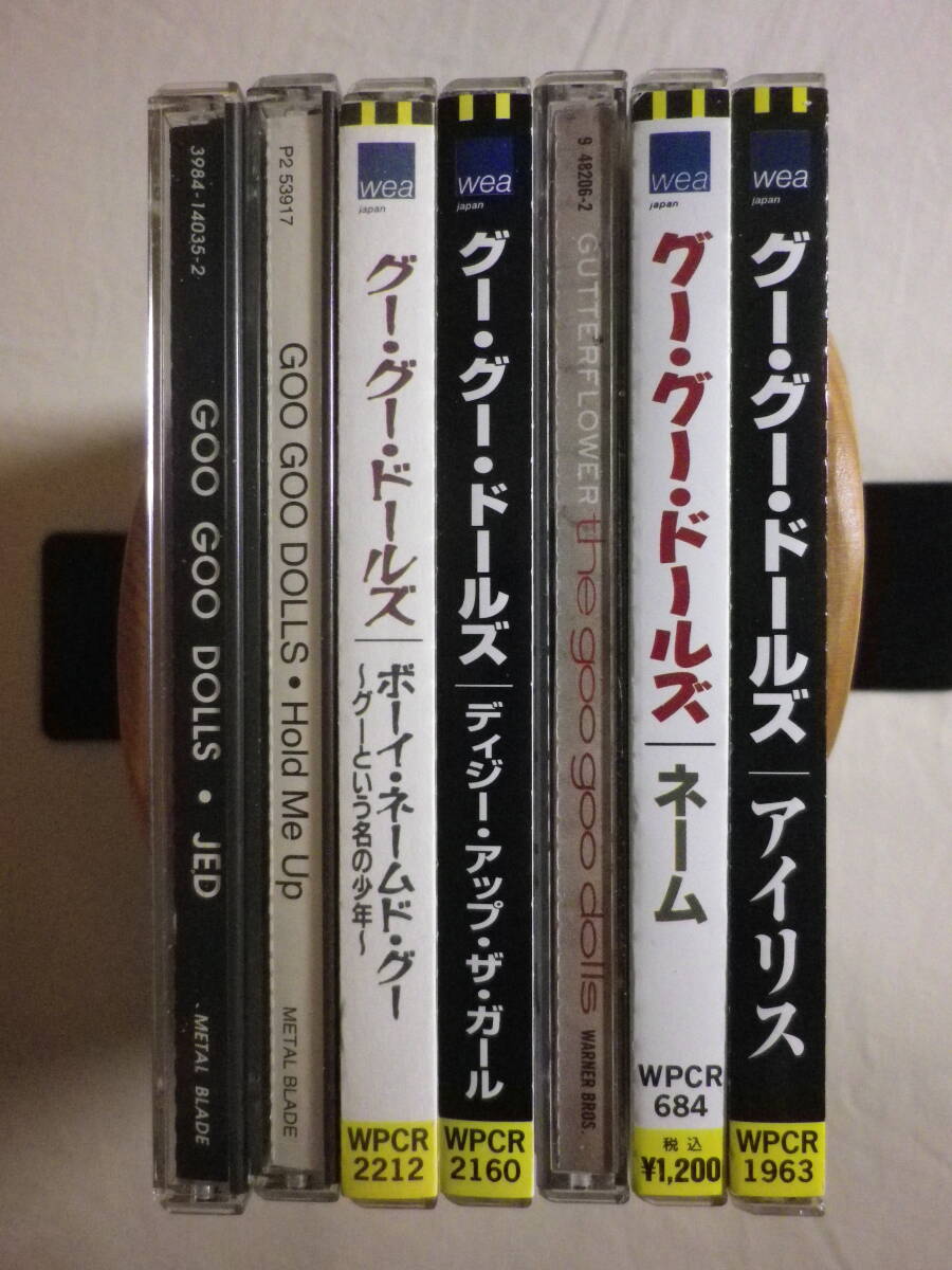 『Goo Goo Dolls CD7枚セット』(国内盤帯付有,Jed,Hold Me Up,A Boy Named Goo,Dizzy Up The Girl,Gutterflower,Name,Iris,USロック)_画像2