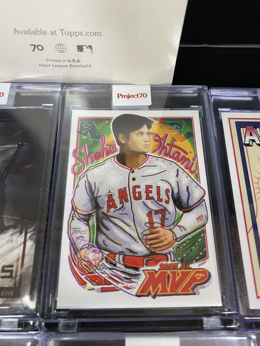 ★限定販売☆大谷翔平 Topps Project70 新品未開封人気シリーズカード 7枚セット◎新品未開封◎
