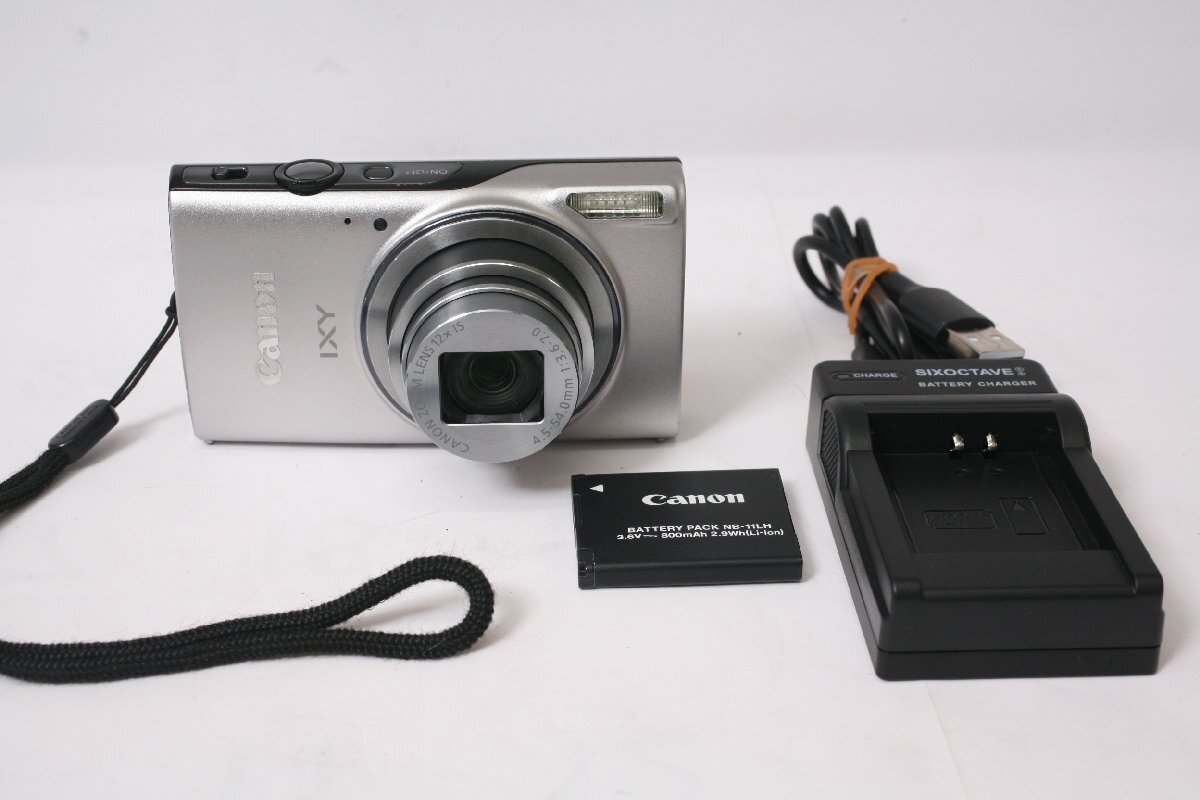 ★1円～中古良品★Canon?キヤノンコンパクトデジタルカメラ IXY640！