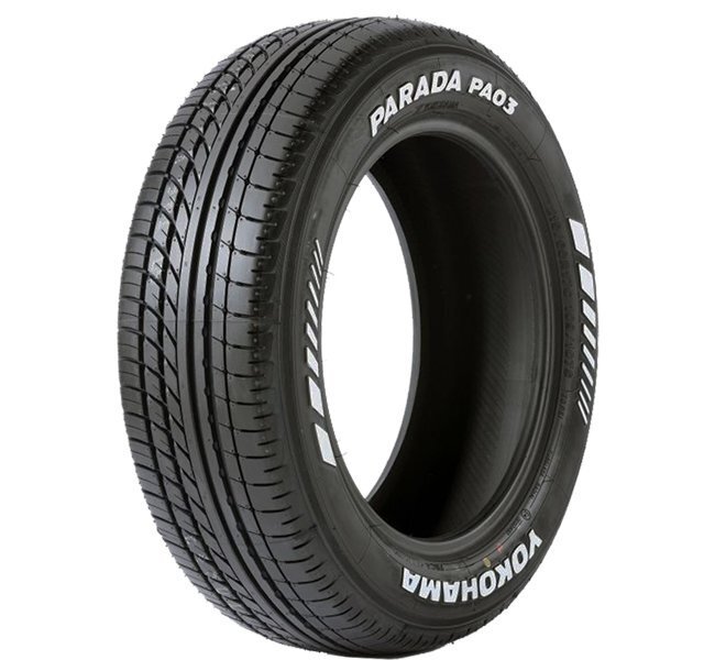 ●225/50R18C 107/105H RWL YOKOHAMA ヨコハマ PARADA PA03 25年製 正規品 ホワイトレター 新品 サマータイヤ 2本送料込¥52,000~ ①_画像2