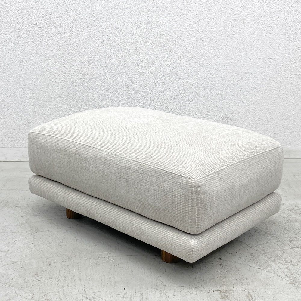 〓 アクタス ACTUS ビルド BUILD オットマン カバーリング フェザークッション ウォールナット材