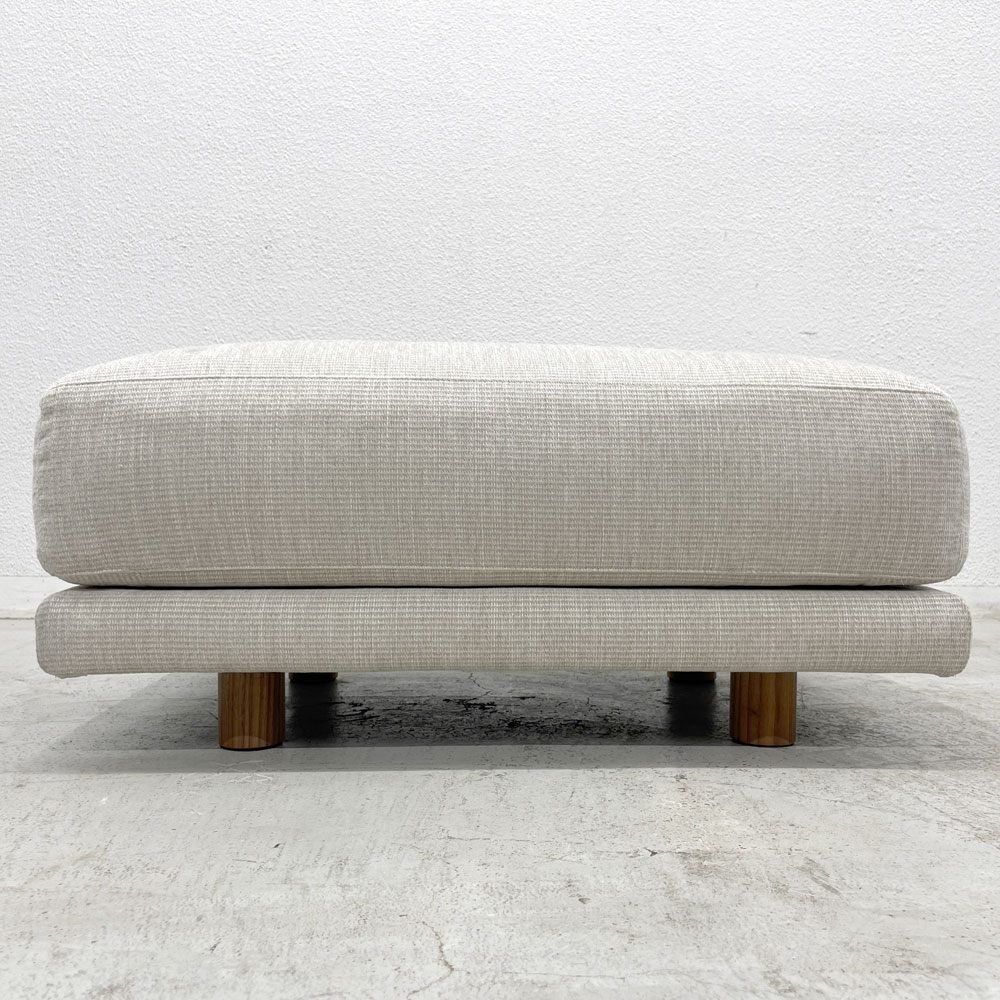 〓 アクタス ACTUS ビルド BUILD オットマン カバーリング フェザークッション ウォールナット材