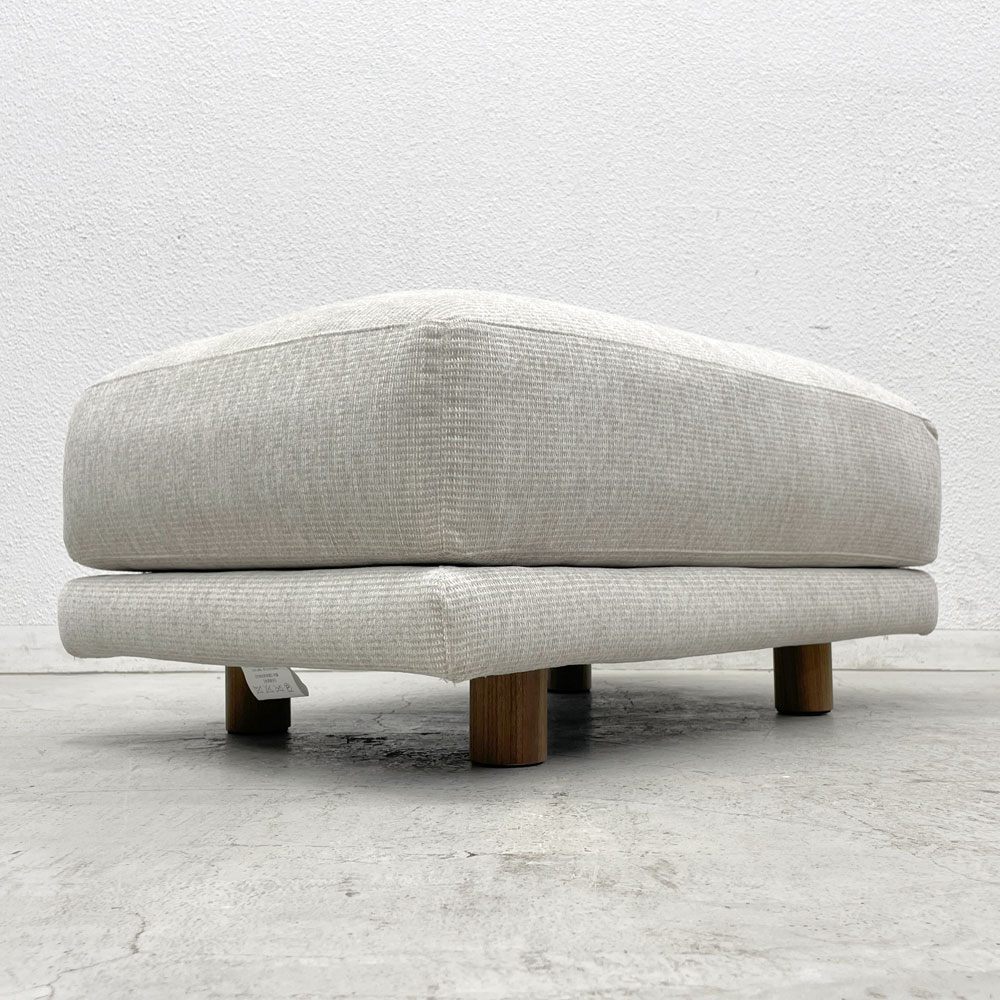 〓 アクタス ACTUS ビルド BUILD オットマン カバーリング フェザークッション ウォールナット材