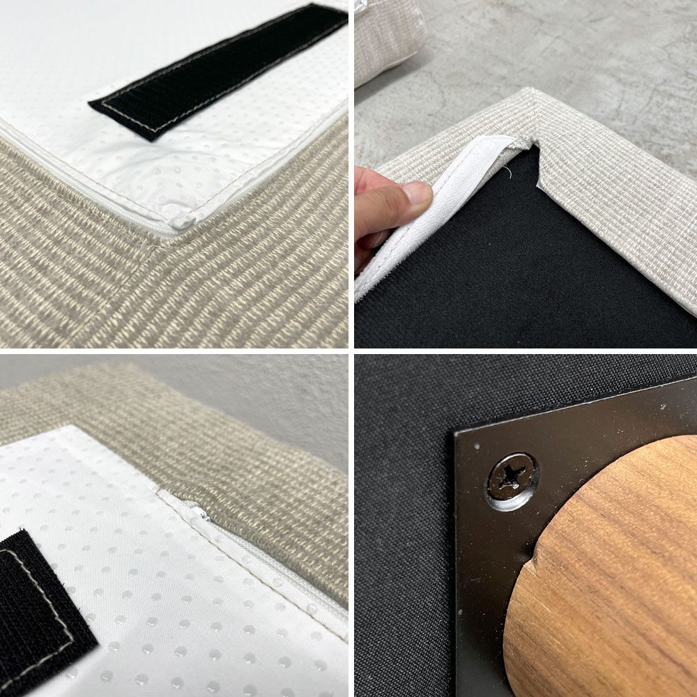 〓 アクタス ACTUS ビルド BUILD オットマン カバーリング フェザークッション ウォールナット材