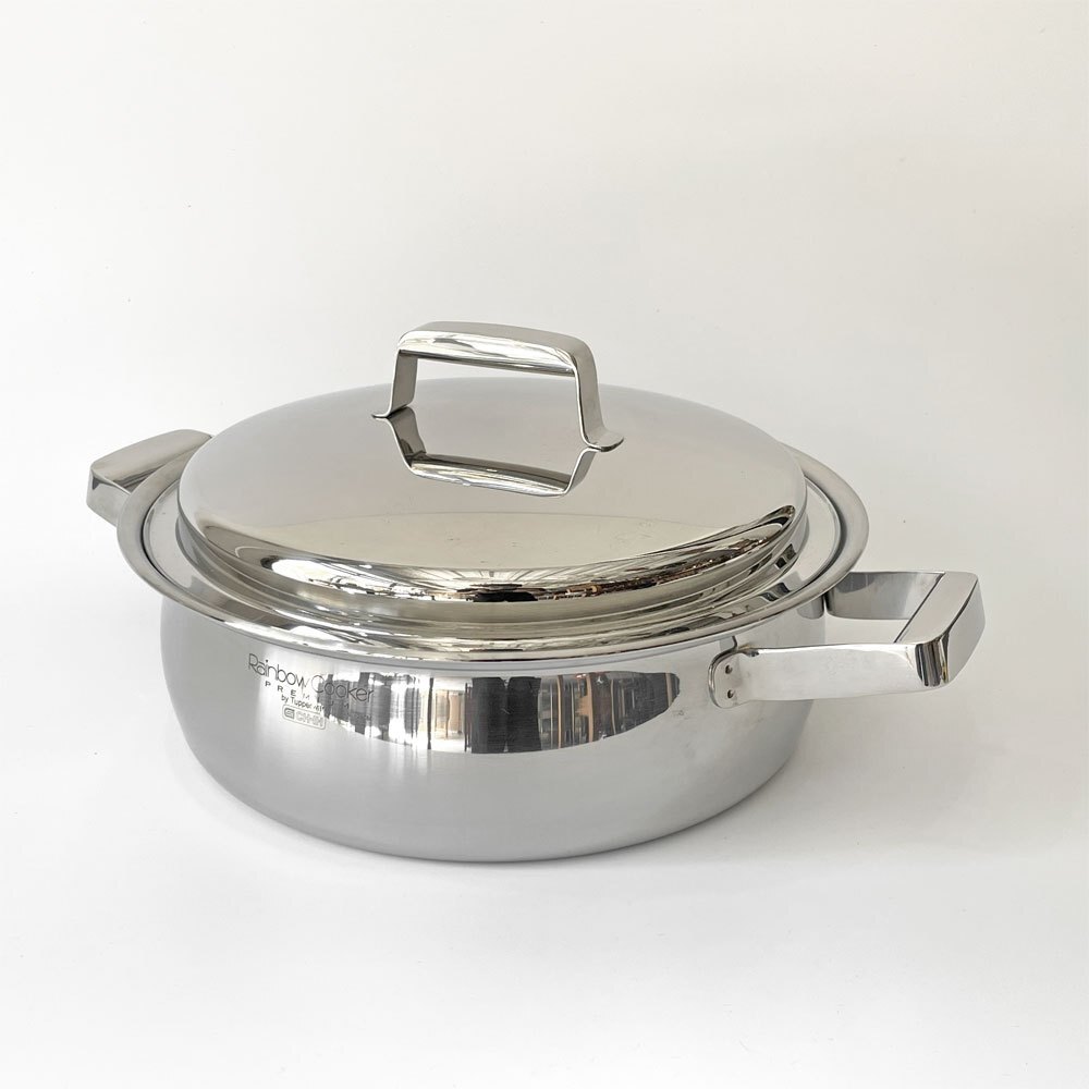 * tapper одежда Tupperware Rainbow кухонная утварь premium II 26cm глубокий кастрюля кастрюля с двумя ручками aluminium нержавеющая сталь все много слой структура нет вода кулинария America 