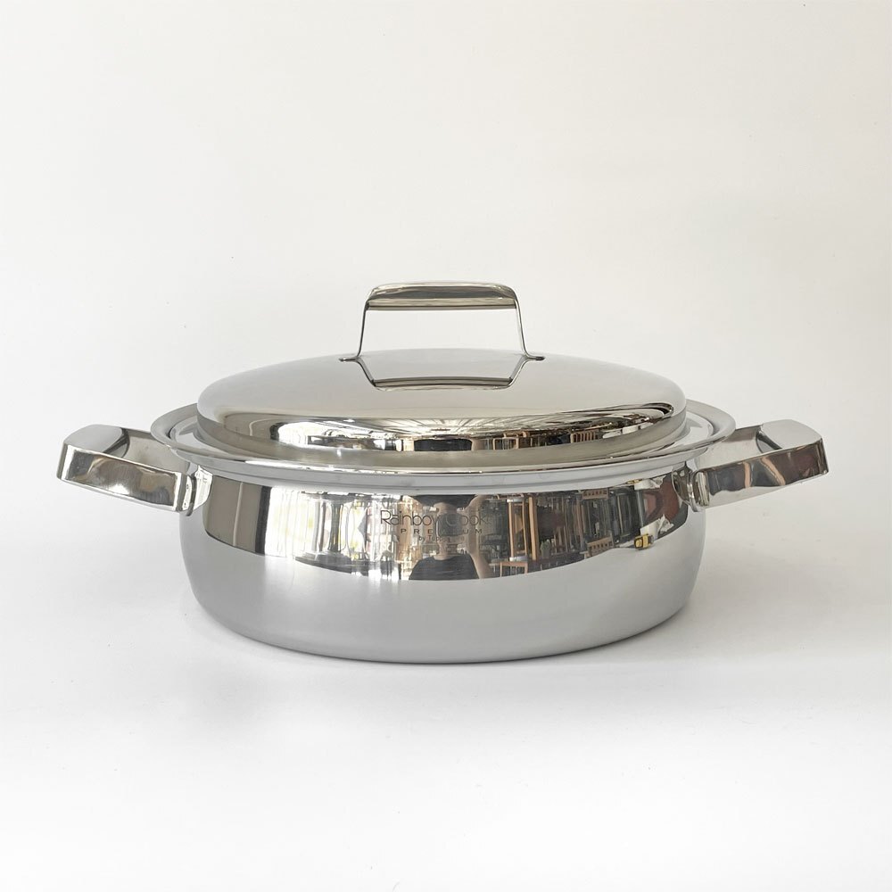 * tapper одежда Tupperware Rainbow кухонная утварь premium II 26cm глубокий кастрюля кастрюля с двумя ручками aluminium нержавеющая сталь все много слой структура нет вода кулинария America 