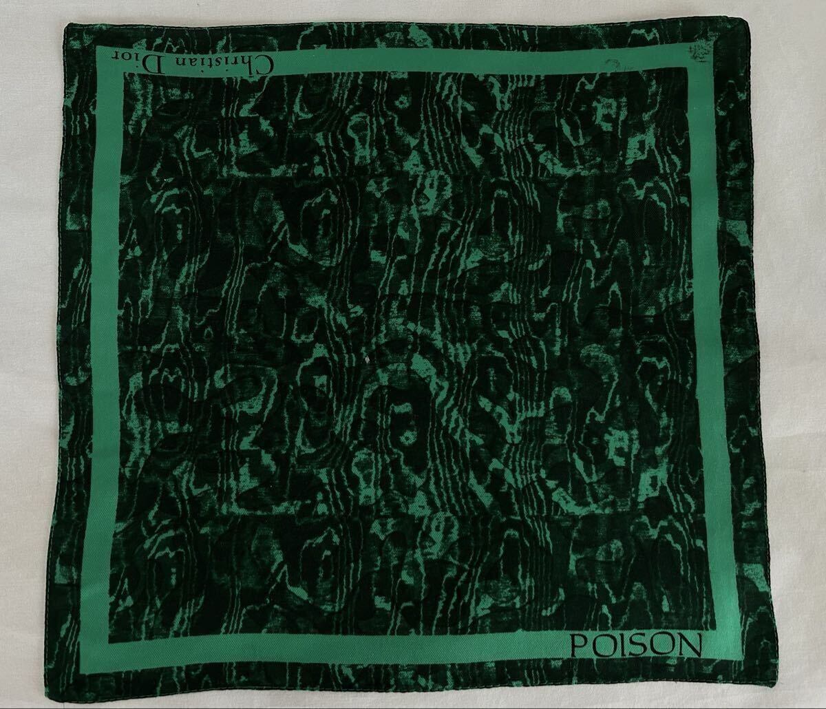 Christian Dior POISON/クリスチャン ディオール プワゾン オードトワレ50ml ☆ 残8割位 ☆ フランス製 ☆EDT SP☆ノベルティハンカチ付き_画像5