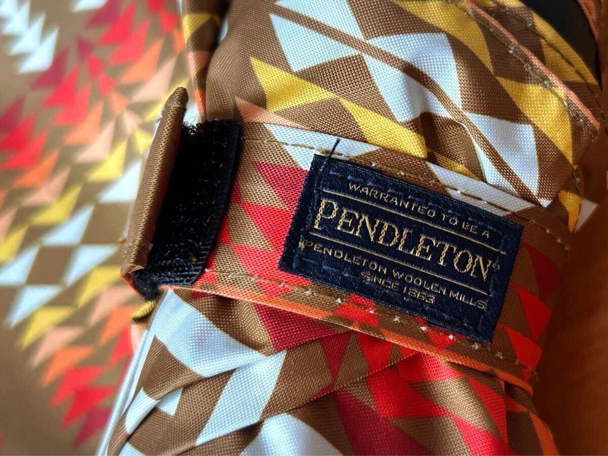 PENDLETON☆ペンドルトン☆ネイティブ柄☆折り畳み傘☆晴雨兼用☆カーキ☆男女兼用☆収納ミニトートバッグ付き_画像4