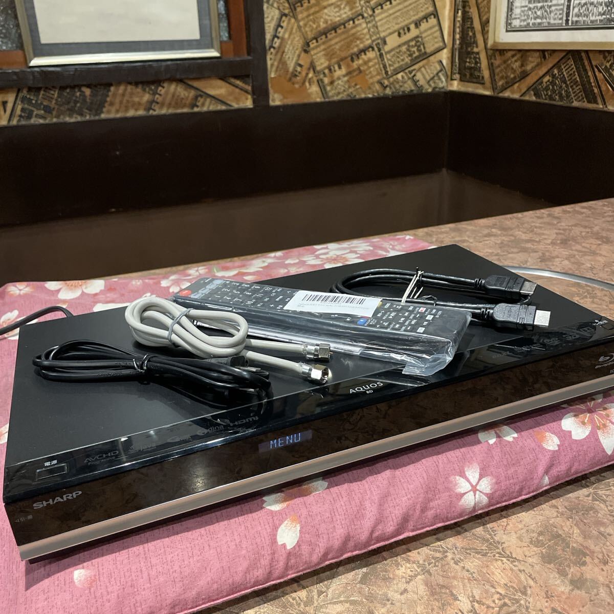 SHARP BD-W580 12倍録 500GB 新品リモ等付フル裝備 完動(dòng)品！ ブルーレイディスクレコーダー