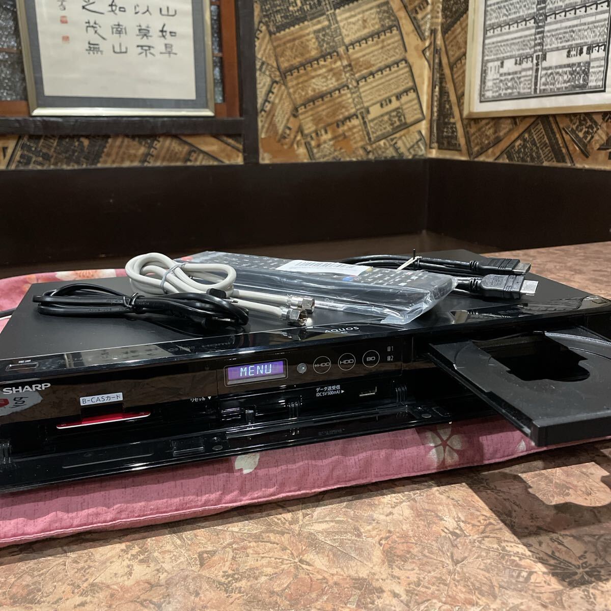 SHARP BD-W580 12倍録 500GB 新品リモ等付フル裝備 完動(dòng)品！ ブルーレイディスクレコーダー