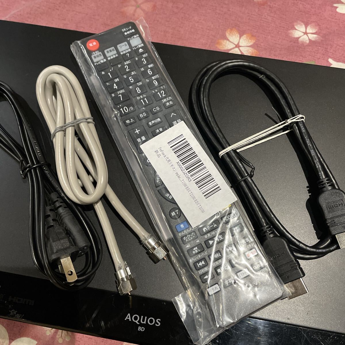 SHARP BD-W580 12倍録 500GB 新品リモ等付フル裝備 完動(dòng)品！ ブルーレイディスクレコーダー