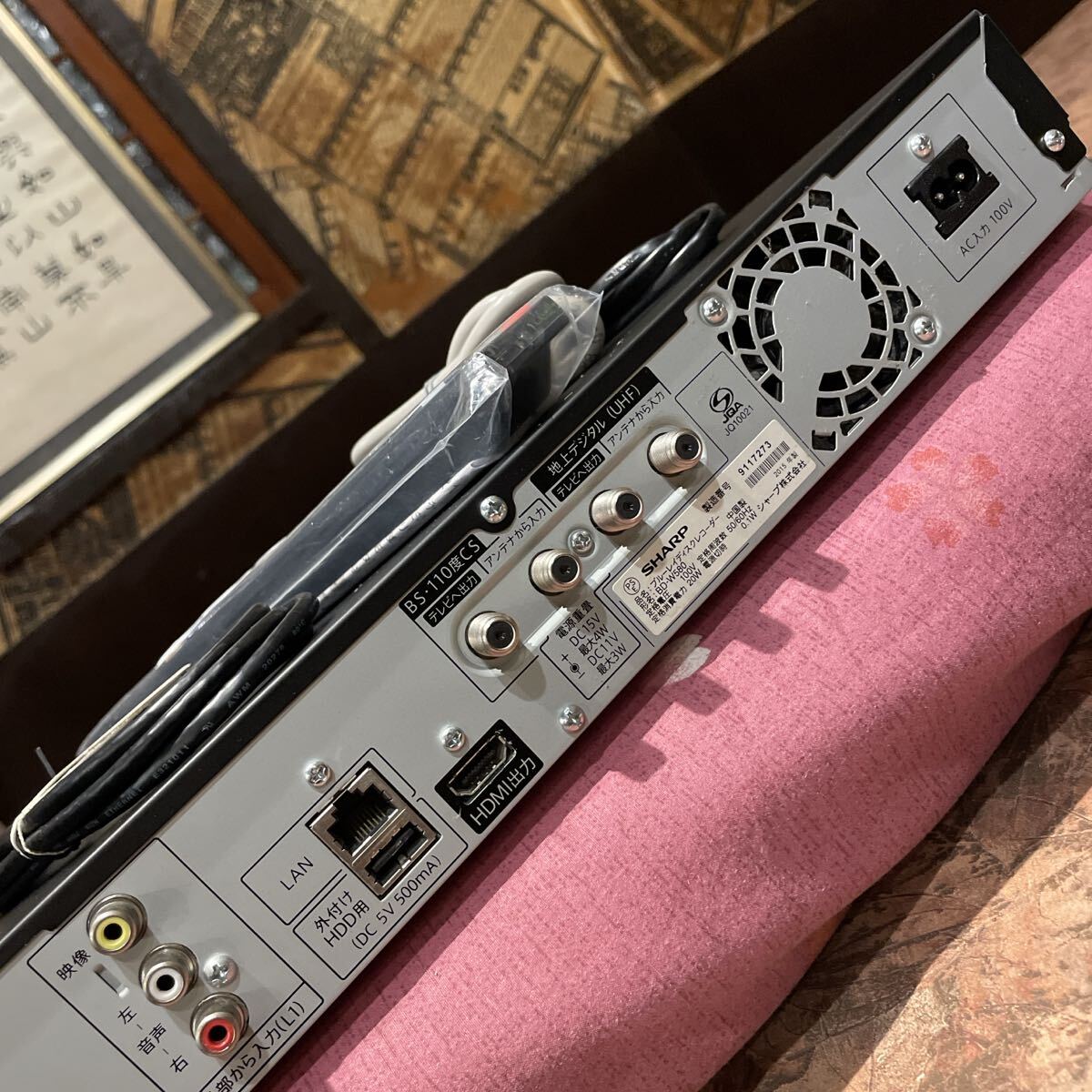 SHARP BD-W580 12倍録 500GB 新品リモ等付フル裝備 完動(dòng)品！ ブルーレイディスクレコーダー