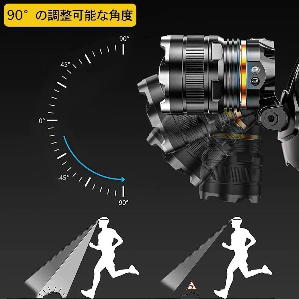 ヘッドライト LED 充電式 2個(gè)セット 防災(zāi)対策