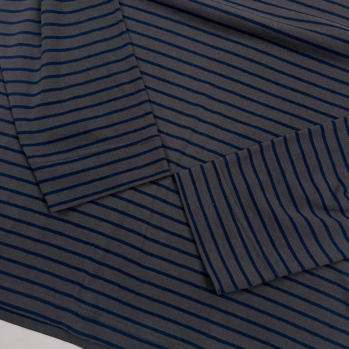 mont-bell モンベル ボーダー 長袖 Tシャツ L/グレー系 メンズ #1104818_画像5