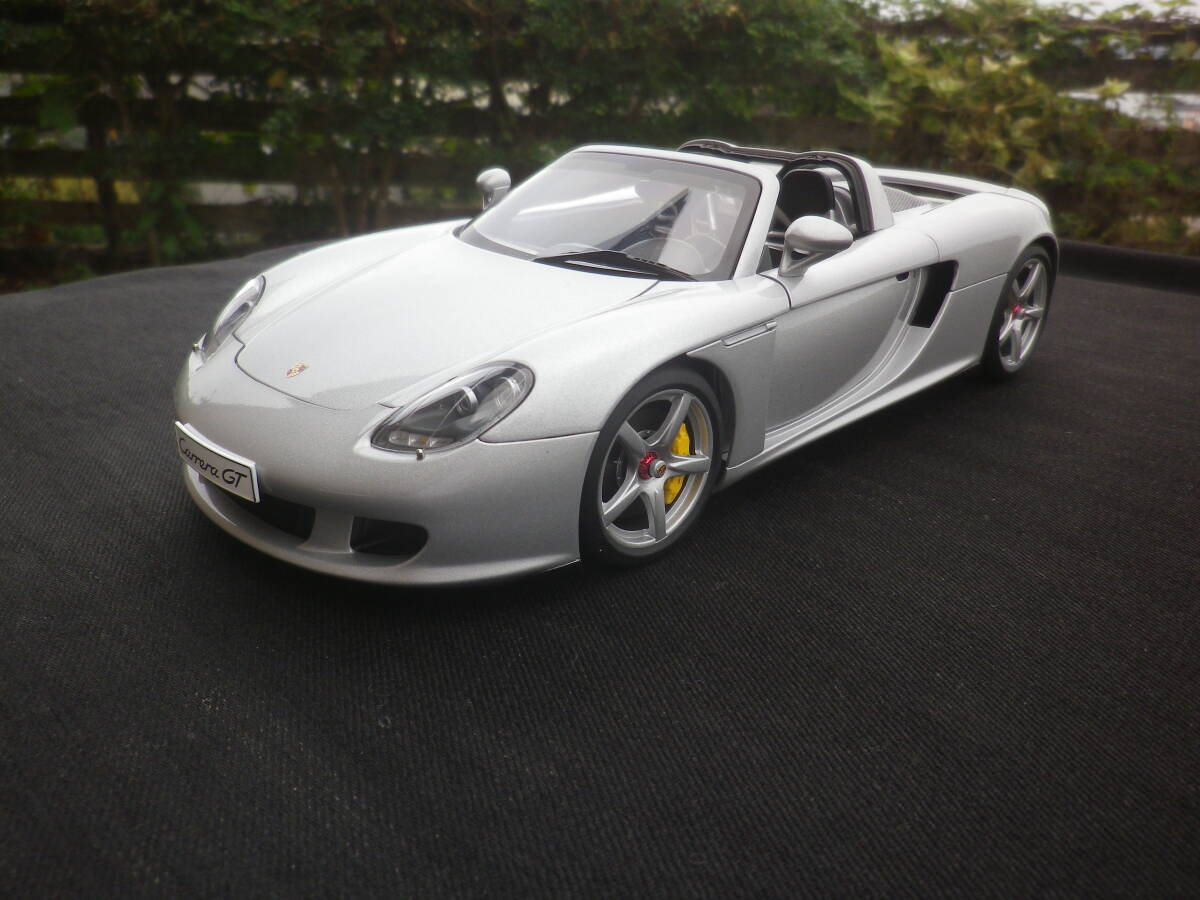 絶版！ Aa 1/18 PORSCHE ポルシェ CARRERA カレラ GT (SILVER WITH BLACK INTERIOR) 78046 ドイツ車 オートアート