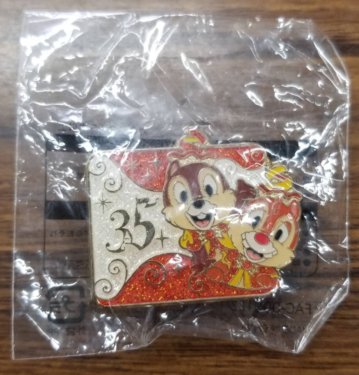 Disney ディズニー リゾート TDR 35周年記念 ピンバッジ チップとデール_画像7