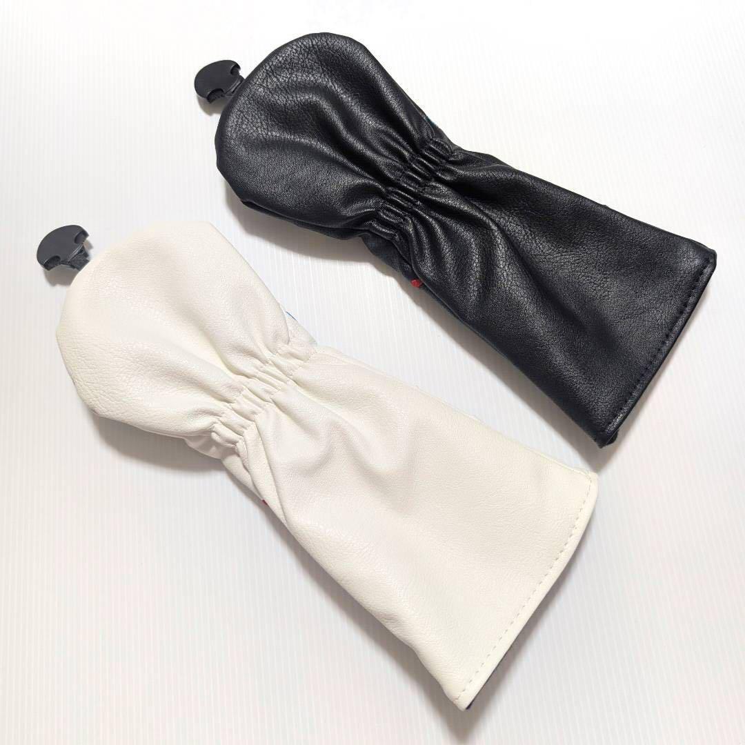 ヘッドカバー フェアウェイウッド FW 2個 番手タグ ゴルフティー柄 ミックス_画像2