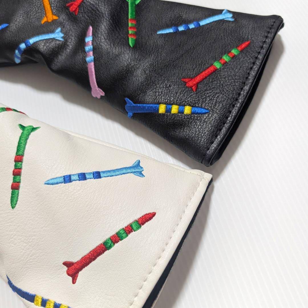 ヘッドカバー フェアウェイウッド FW 2個 番手タグ ゴルフティー柄 ミックス_画像3