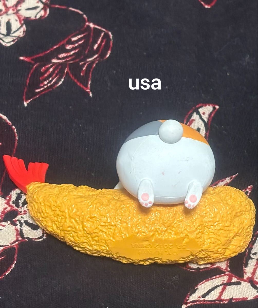 夏目友人帳 夏目 ニャンコ先生 えびフライ エビフライ 妖怪 妖 貓 フィギュア 置物