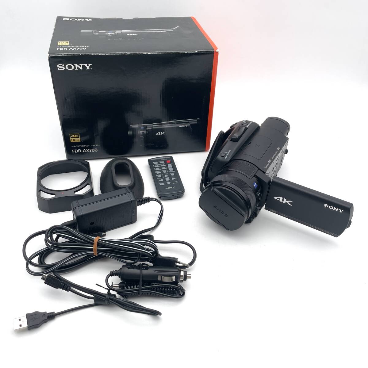 【1円～】SONY ソニー FDR-AX700 4K HDR ビデオカメラ ハンディカム 美品 H614