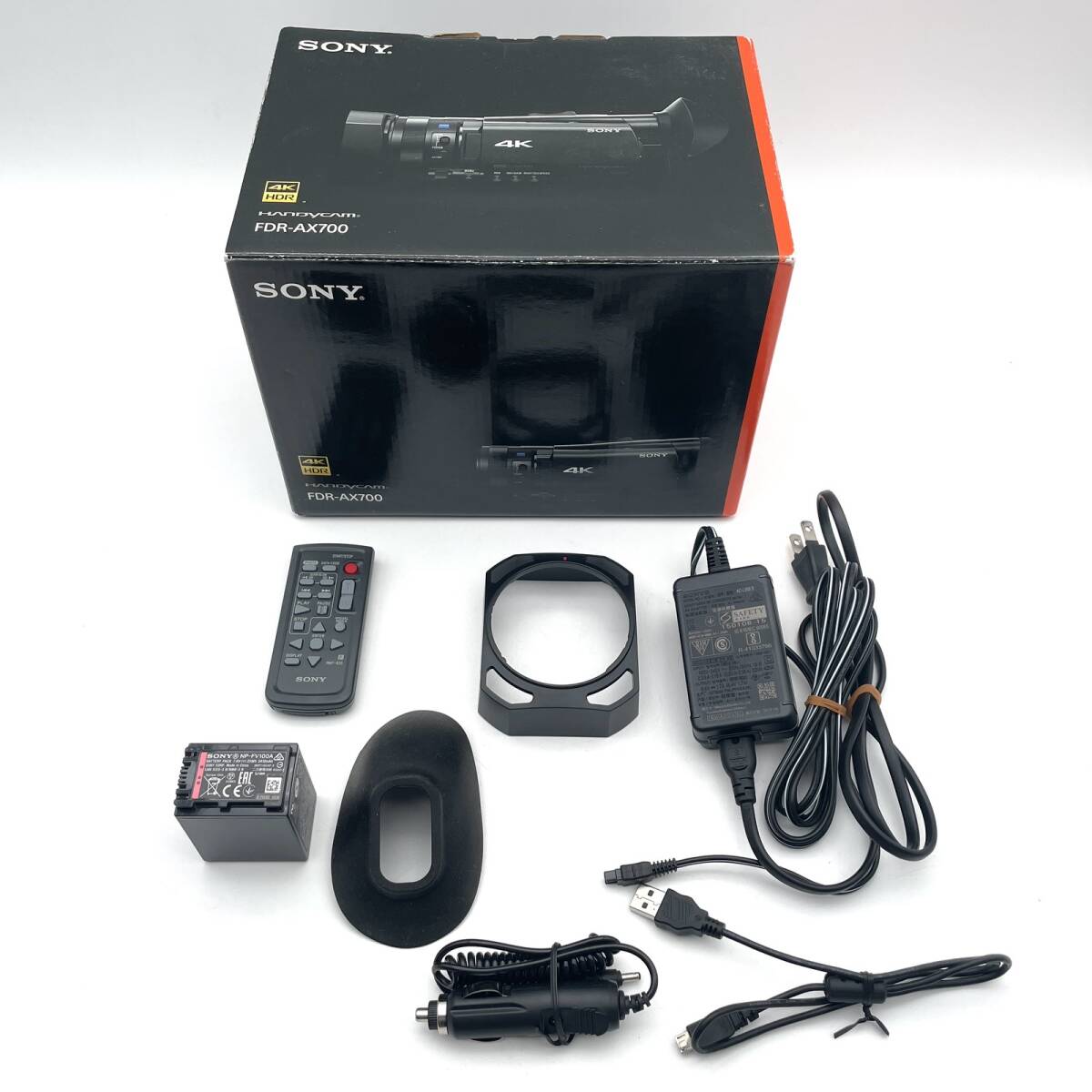 【1円～】SONY ソニー FDR-AX700 4K HDR ビデオカメラ ハンディカム 美品 H614