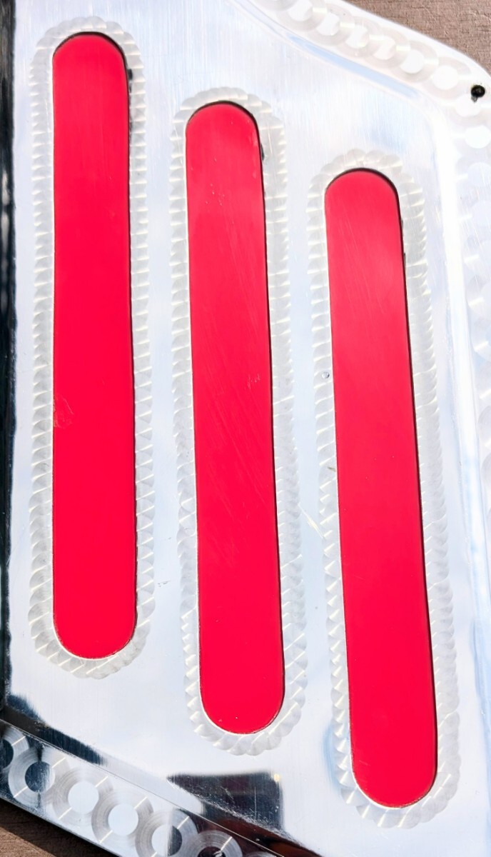 日野　プロフィア　テラヴィー　窓下ガーニッシュ　左右2枚セット　小丸ウロコ　當時物　テラビ?！ˉ钎偿去椤ˉ欹去怼ˉ丧毳榨％蟆? bimg=