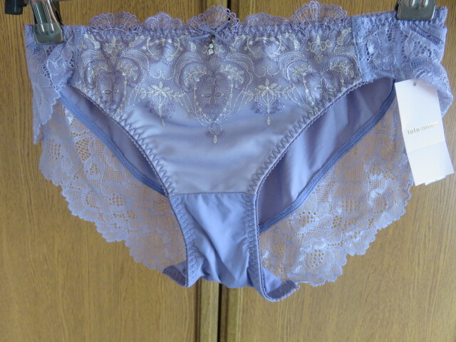【新品】tutu anna縁側レースショーツ　M　紫系_画像4