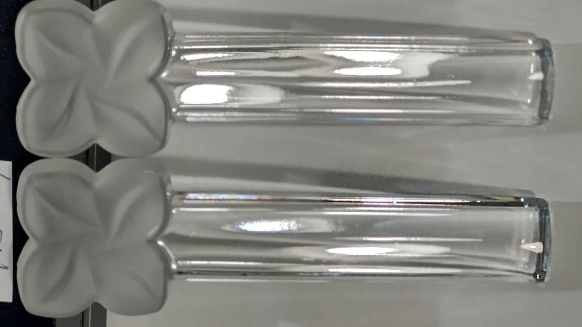 915-4 フランス製 cristal d'arques クリスタルダルク 24%Pbo　カトラリーレスト 箸置き 5個セット _画像2