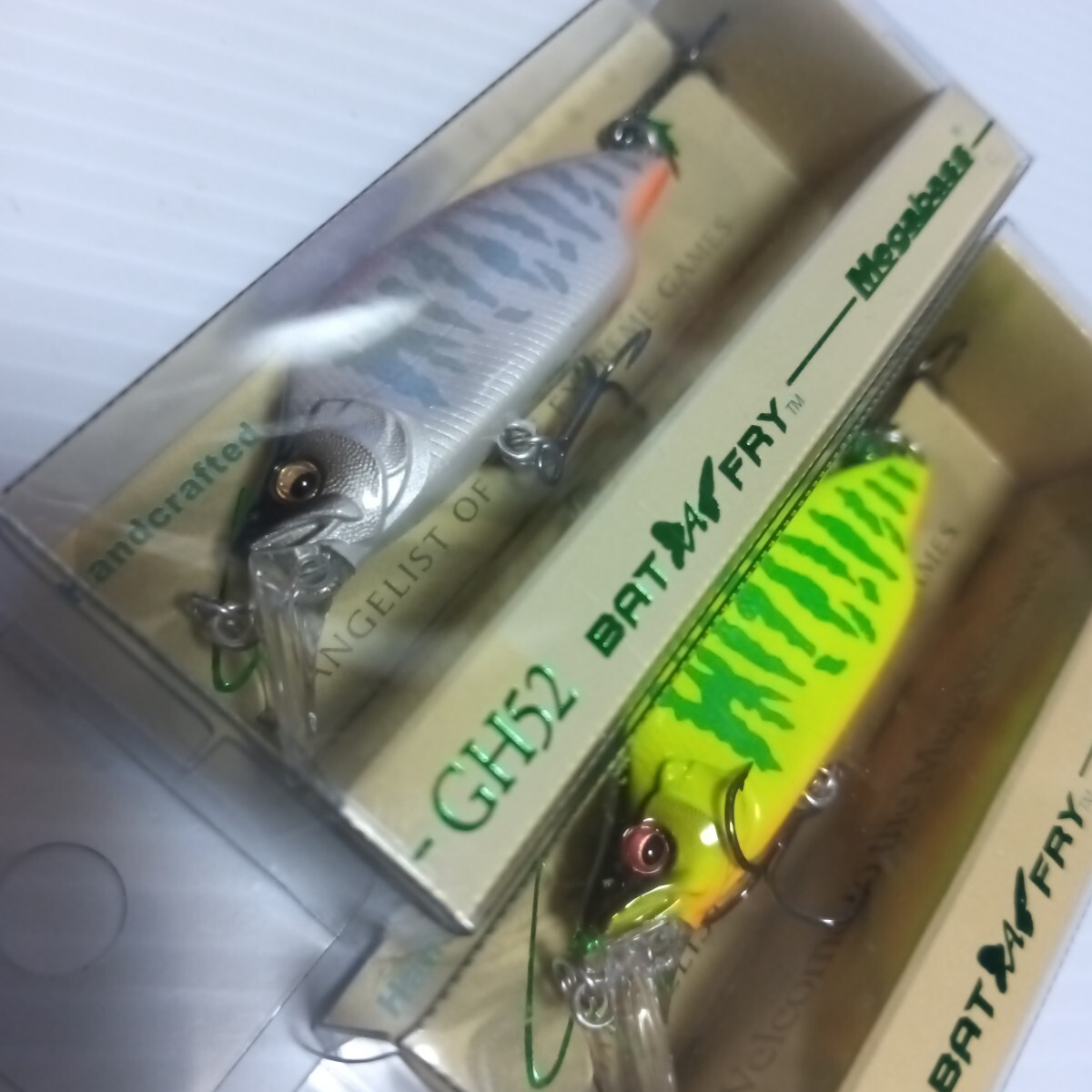 T100　メガバス MEGABASS グレートハンティング52 バタフライ GH52　2個セット　渓流　トラウト　ｖ_画像2