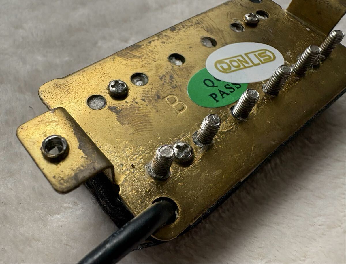 【8.57Ω】ハンバッカー ピックアップ クリーム ダブルホワイツ ブリッジ向け_画像7