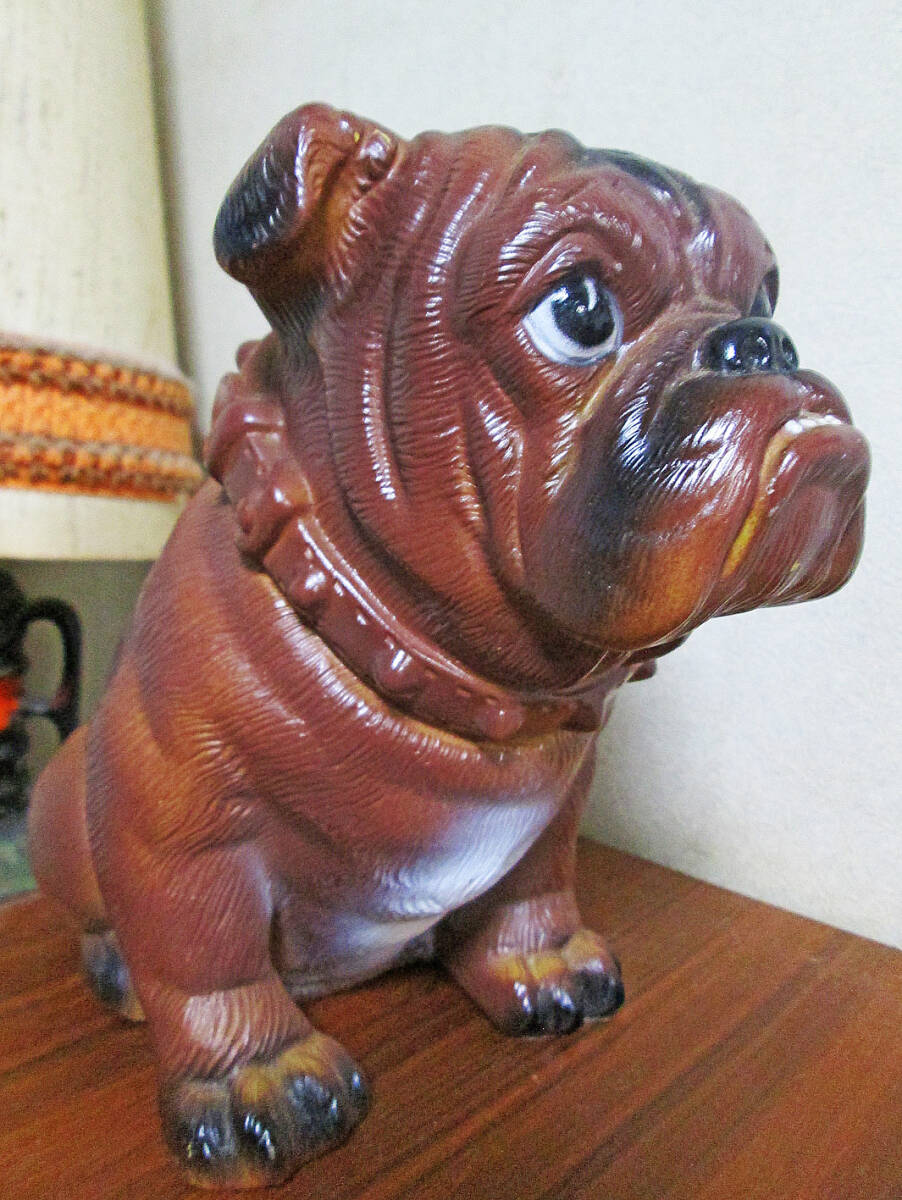 ★入手困難 人気 ビンテージ MACK TRUCK/マックトラック ソフビ 貯金箱/ブルドッグ/キャラクター/アドバタイジング/USA ミッドセンチュリー_画像4