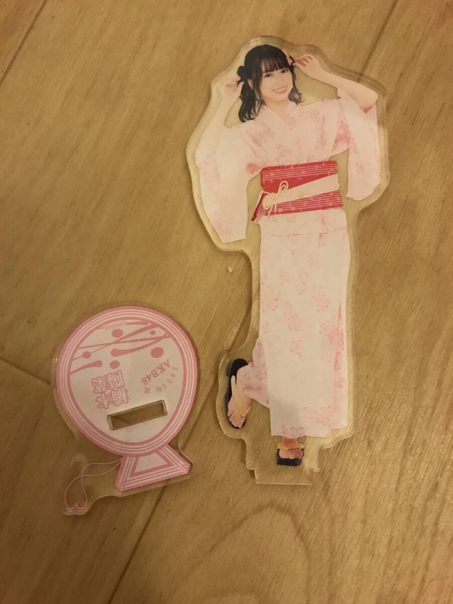 AKB48　チーム8　アクリルスタンド　浴衣　橋本陽菜_画像1