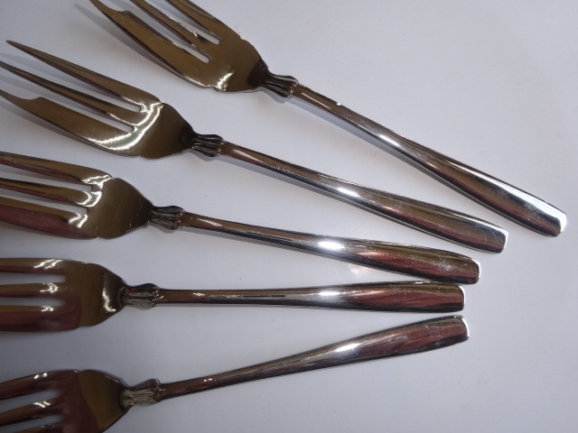 18-8エクセル　ケーキフォーク１０ｐ_画像2