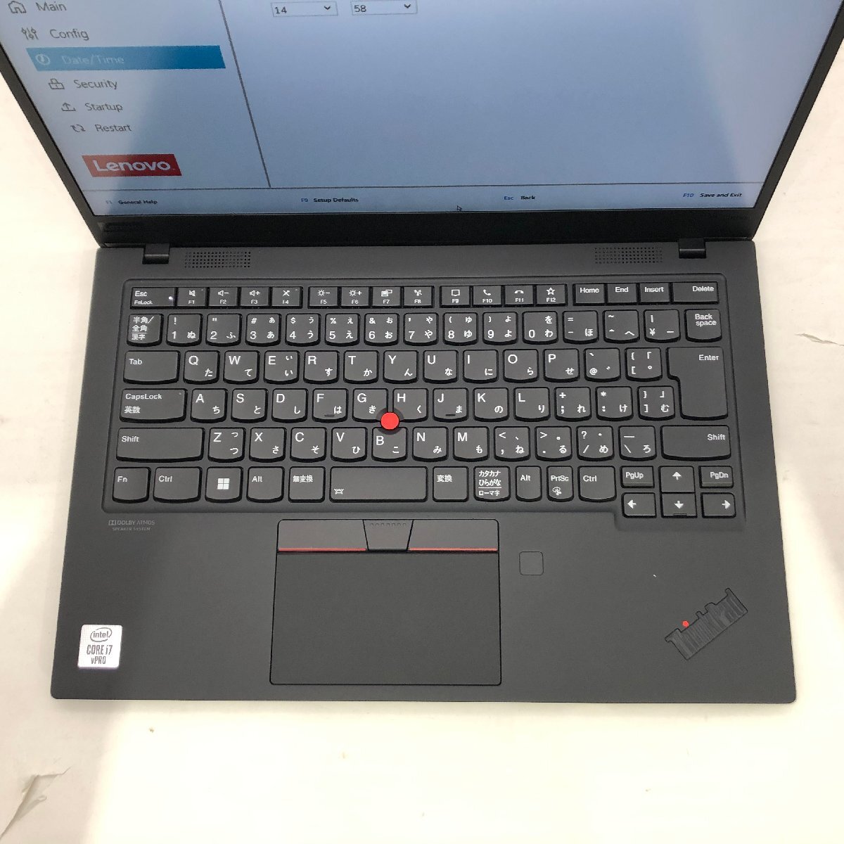 LENOVO Thinkpad X1 Carbon 20UAS6U501 Core i7 10610U 1.80GHz/16 GB/512 GB(NVMe) 〔B0709〕