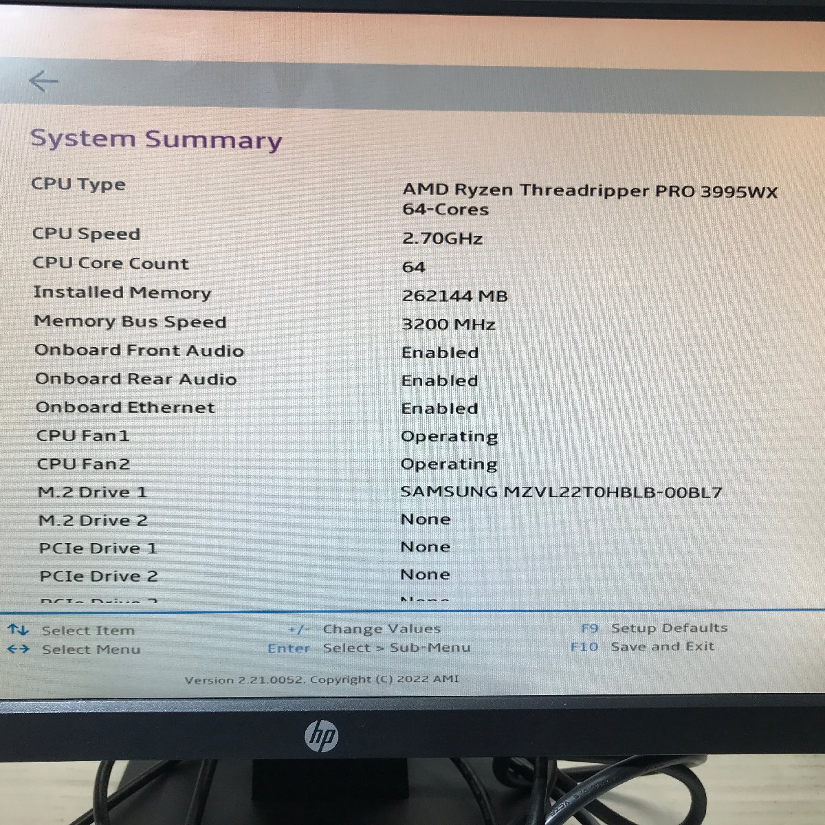 LENOVO ThinkStation P620 30E1S66101 AMD Ryzen Threadripper PRO 3995WX 64-Cores 2.70 GHz/256 GB/2 TB(NVMe) 〔0925D08〕