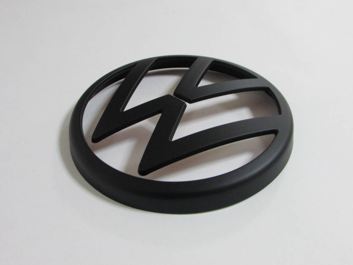 VW フォルクスワーゲン ゴルフ8 リア エンブレム カバー マットブラック 艶消し 被せタイプ MK8 GTI_画像3